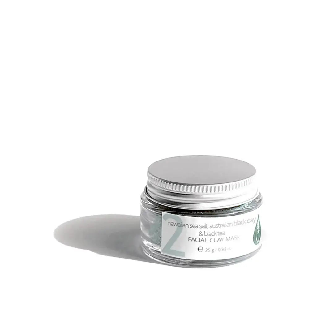 Skin Purifying By Valenti Organics Hawaiian Sea Salt, Australian Black Clay & Black Tea Natural SkincareFacial Clay Mask